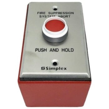 FIRE SUPPRESSION ABORT STATION 2080-9057 SIMPLEX 