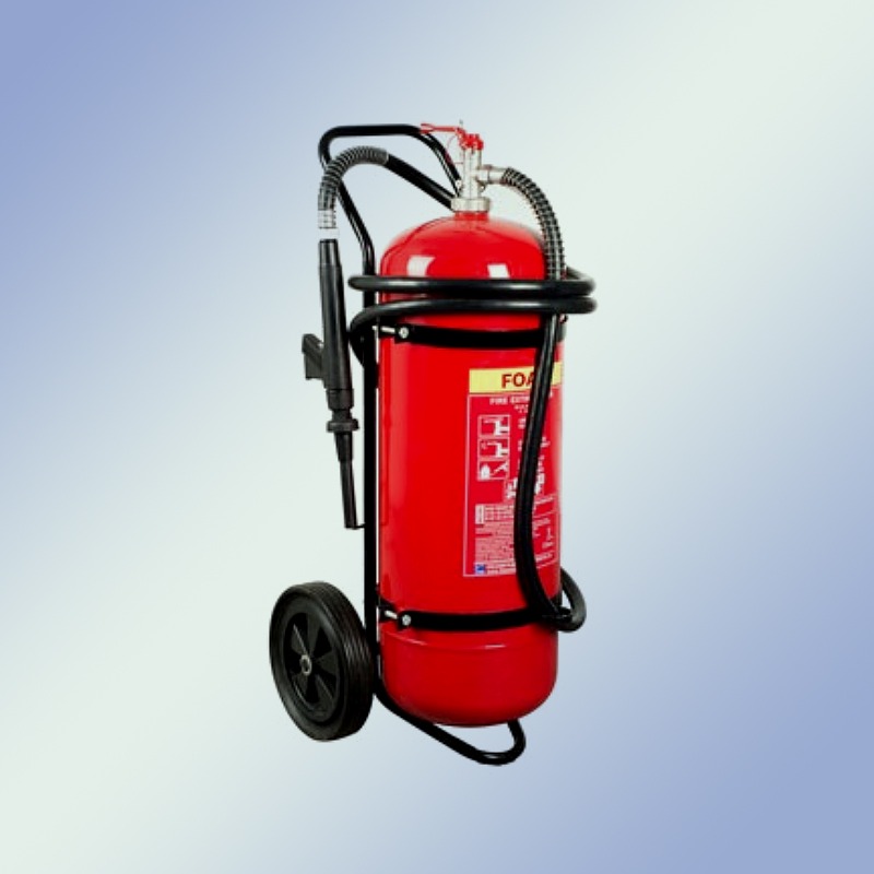 50 LTR FOAM TROLLEY TYPE FIRE EXTINGUISHER